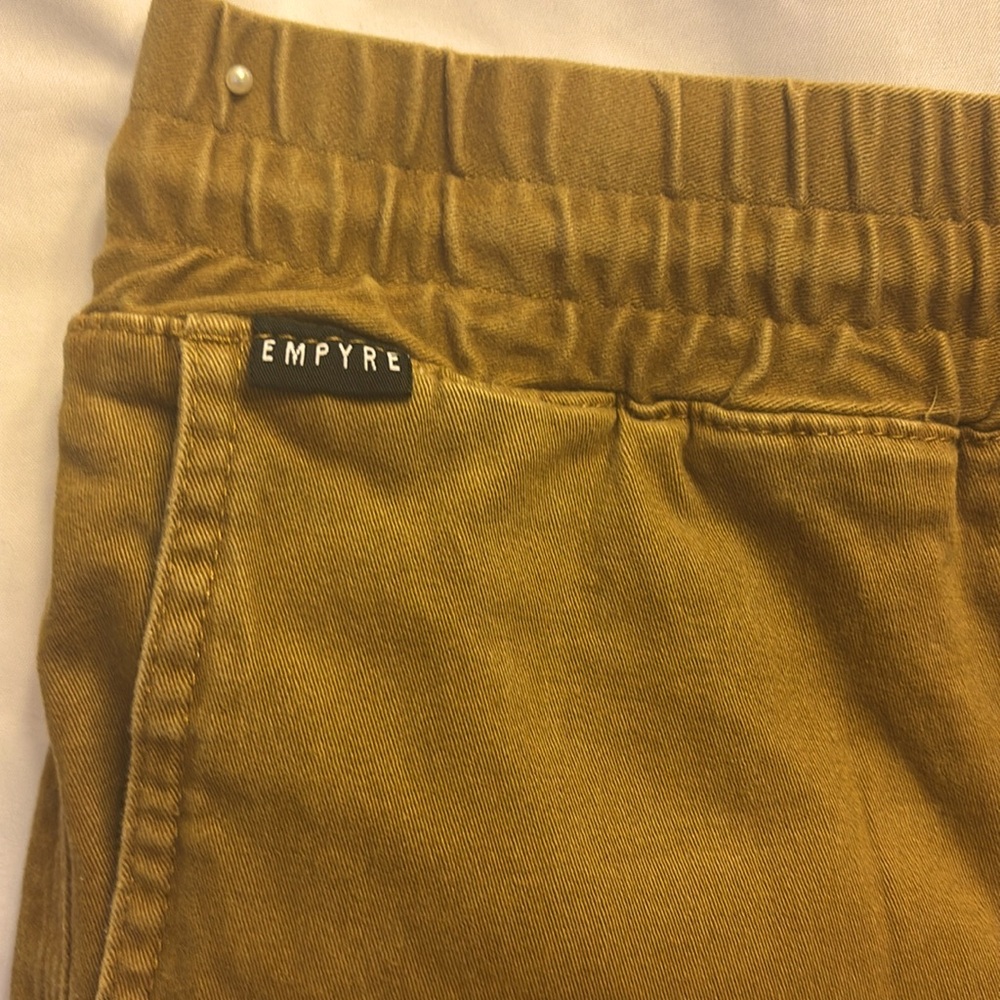 NWOT Empyre Cargo Chino Pull On Casual Loungewear Streetwear Men’s Short Medium - Picture 6 of 10